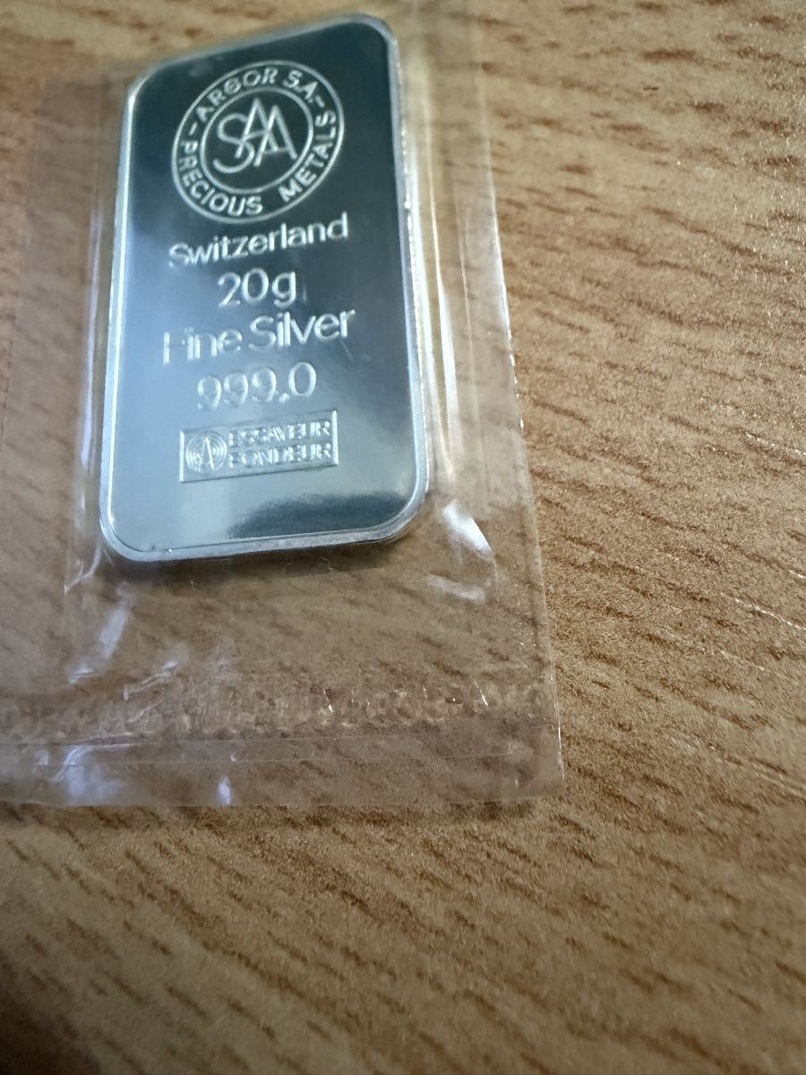 Metalli preziosi: 20 Gr. Silberbarren Argor SA Metals vac. – Nuovo (secondo la descrizione) da Zug venduto da specki5 1
