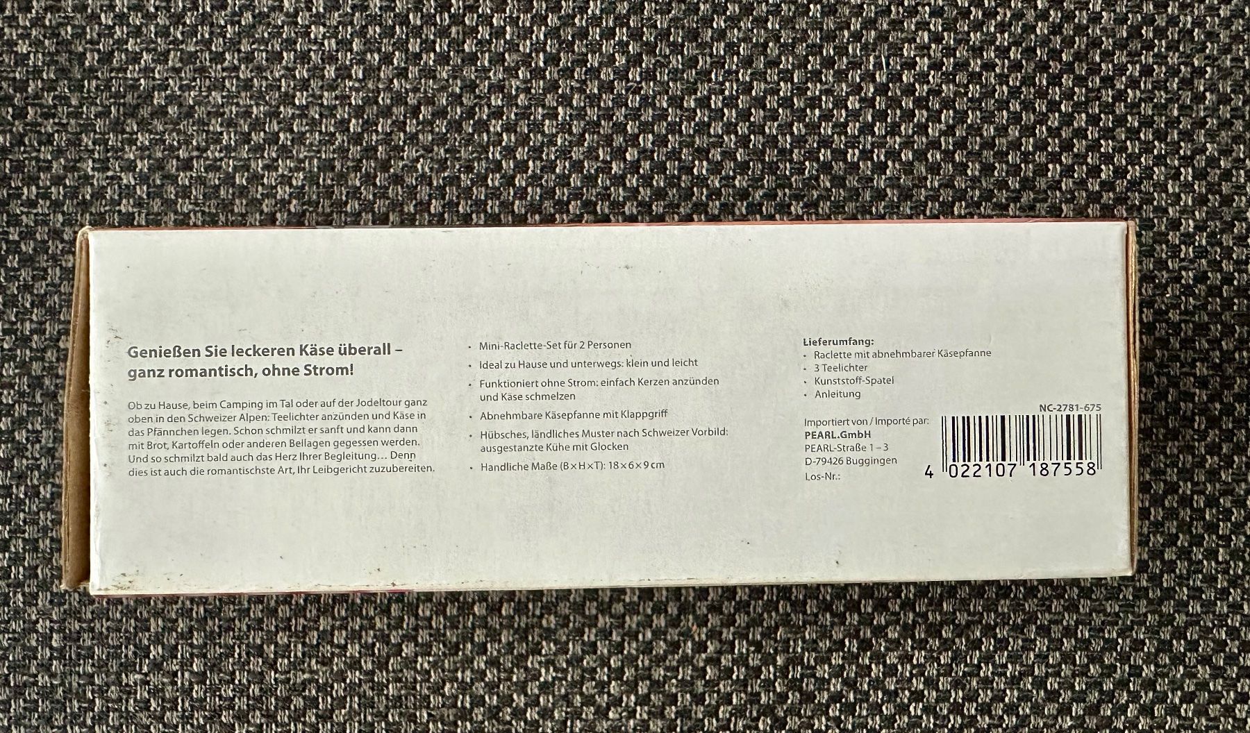 Elettrodomestici da cucina: Teelicht-Raclette von Rosenstein & Söhne – Nuovo e nell'imballaggio originale da Wallbach venduto da paxnic 3