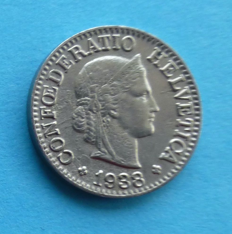 Tutti le monete: 10 Rappen 1938 – Usato da Niederglatt ZH venduto da Viktor1949 1