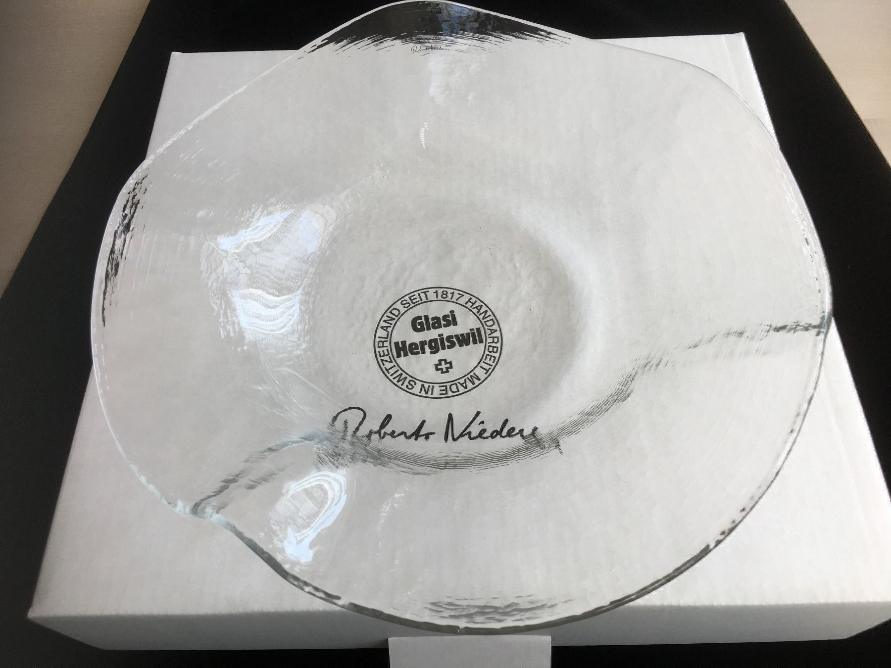 Niederer Piatti di portata: Schale mit Wellenrand Niederer "NEU" – Nuovo e nell'imballaggio originale da Uetendorf venduto da Florabella01