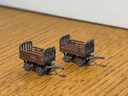 L2243 Top: 2 alte Gepäckwagen (Spur N)