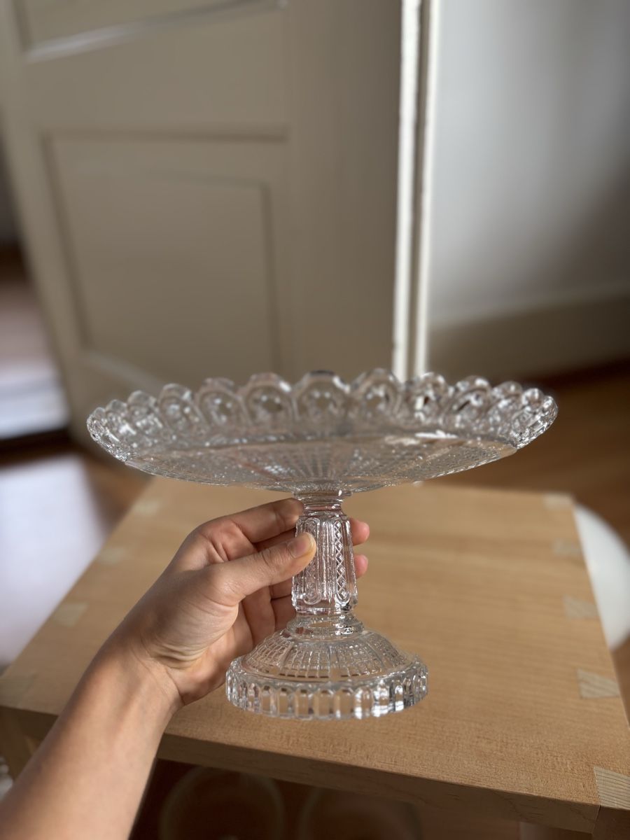 Sonstiges Geschirr & Gläser: Kuchenständer aus Glas – Gebraucht aus Bern von wisemagpie 6