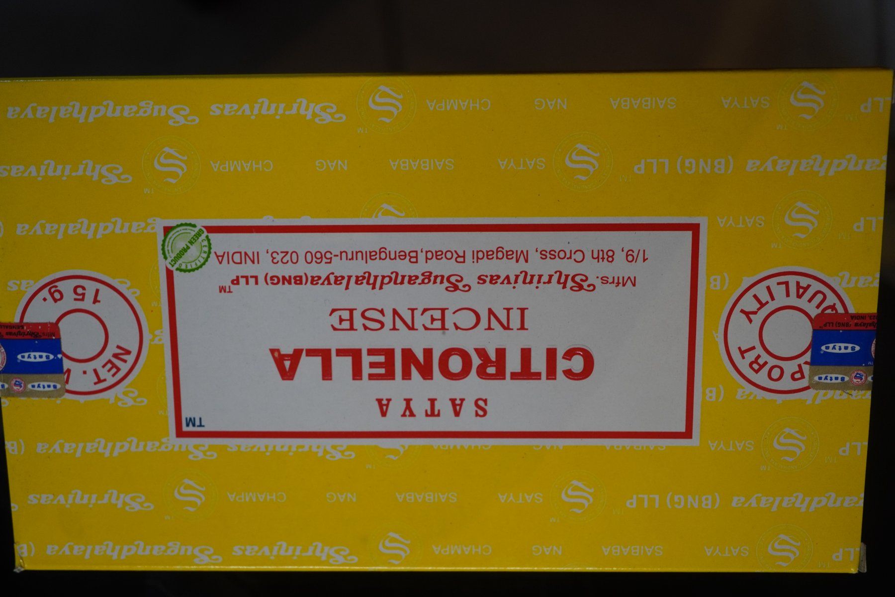 Candele: Nag Champa Citronella   Räucherstäbchen BOX – Nuovo e nell'imballaggio originale da Eschenbach SG venduto da topstone