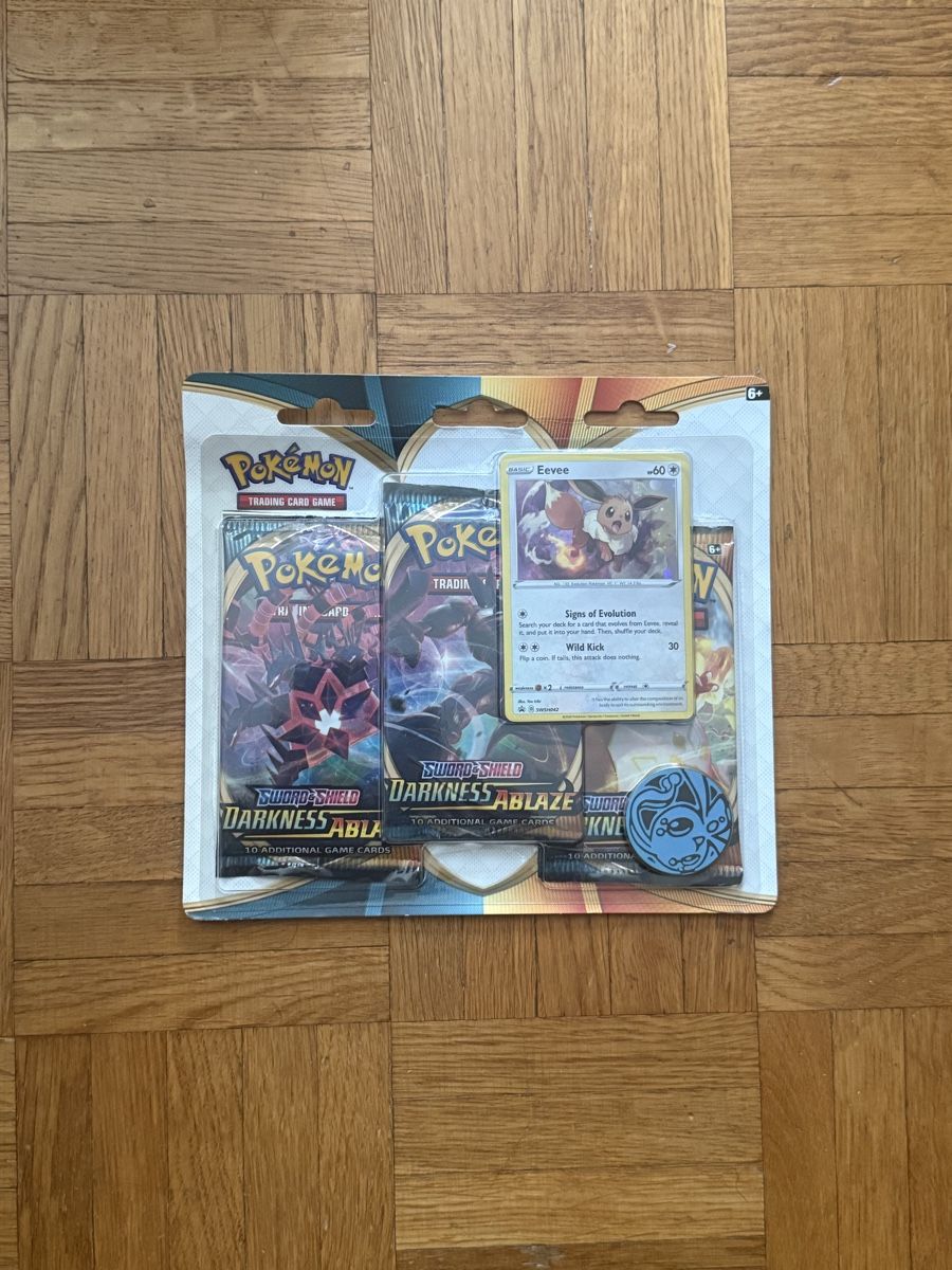 Pokémon Carte collezionabili: Darkness ablaze 3 pack blister ENG – Nuovo e nell'imballaggio originale da Thônex venduto da retrolovech