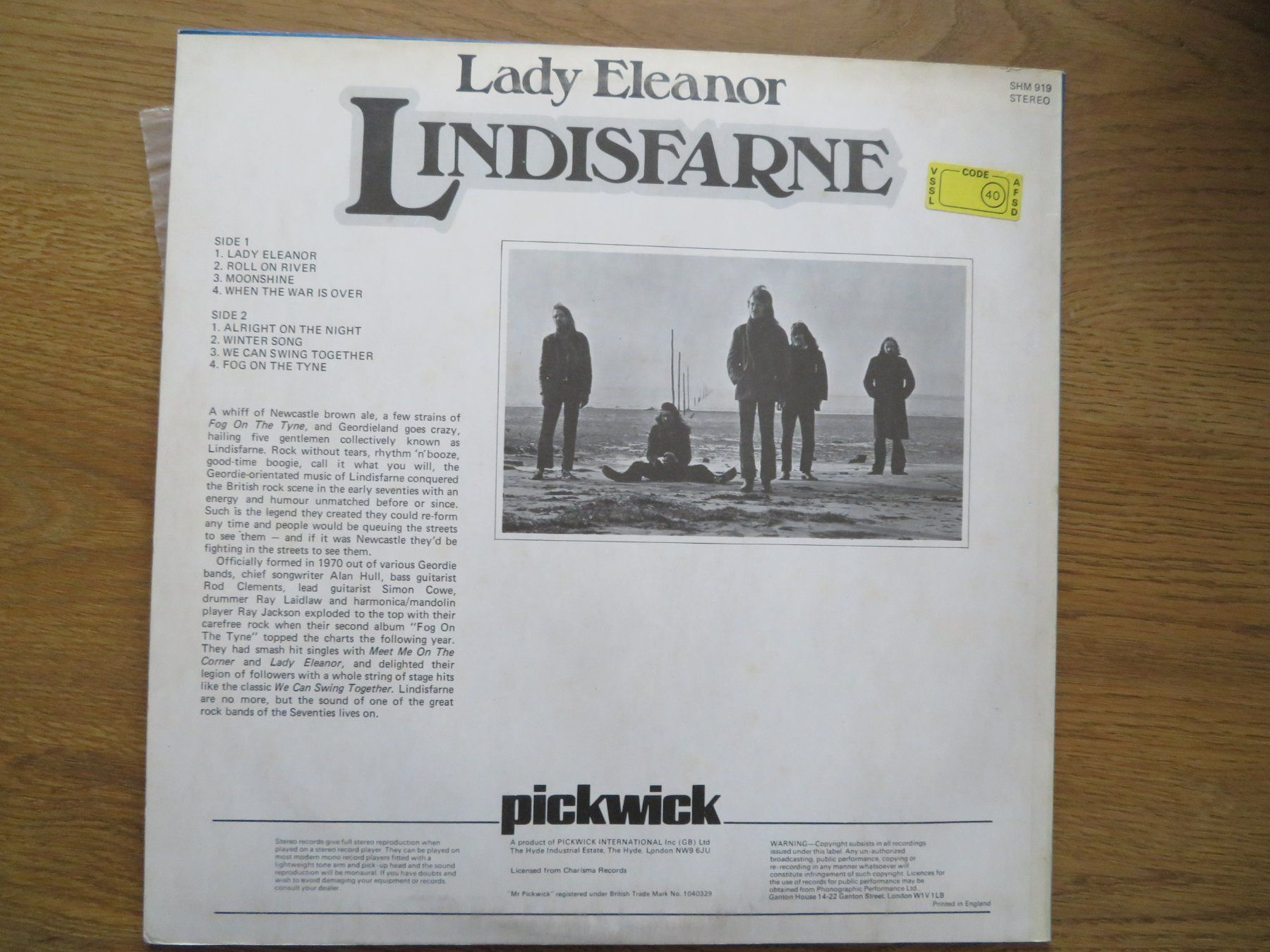 Dischi in vinile: LINDISFARNE LADY ELEANOR – Nuovo (secondo la descrizione) da Zürich venduto da max_cp5f 1