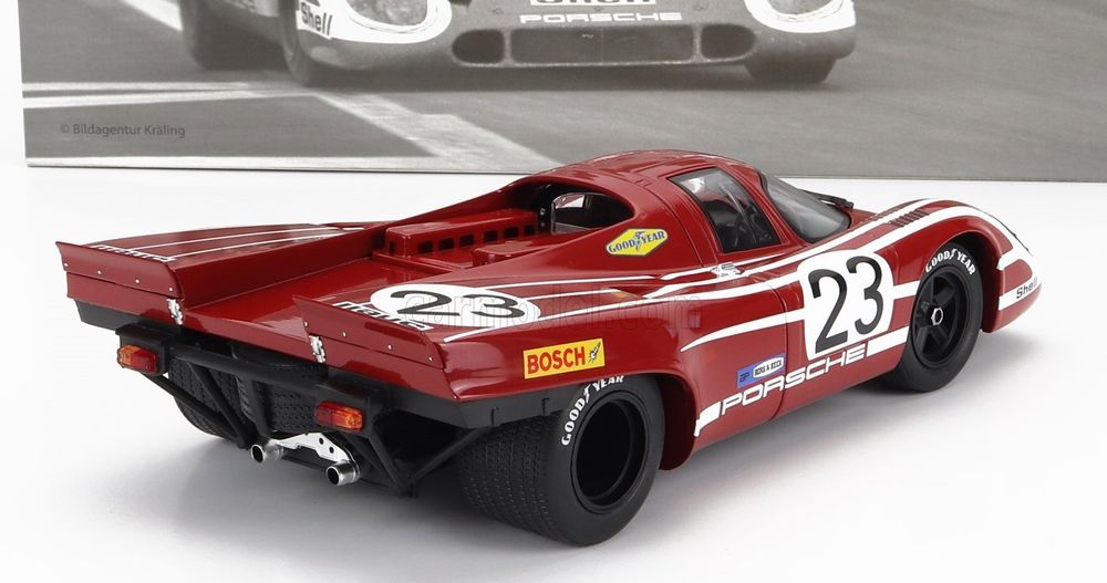 Porsche 917 K #23 - Vainqueur Des 24H Du Mans 1970 - Solido 1/43 - Modèle De Collection