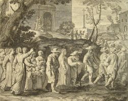 Claudine Bouzonnet-Stella (1636-1697) - Cortege nuptial 1667