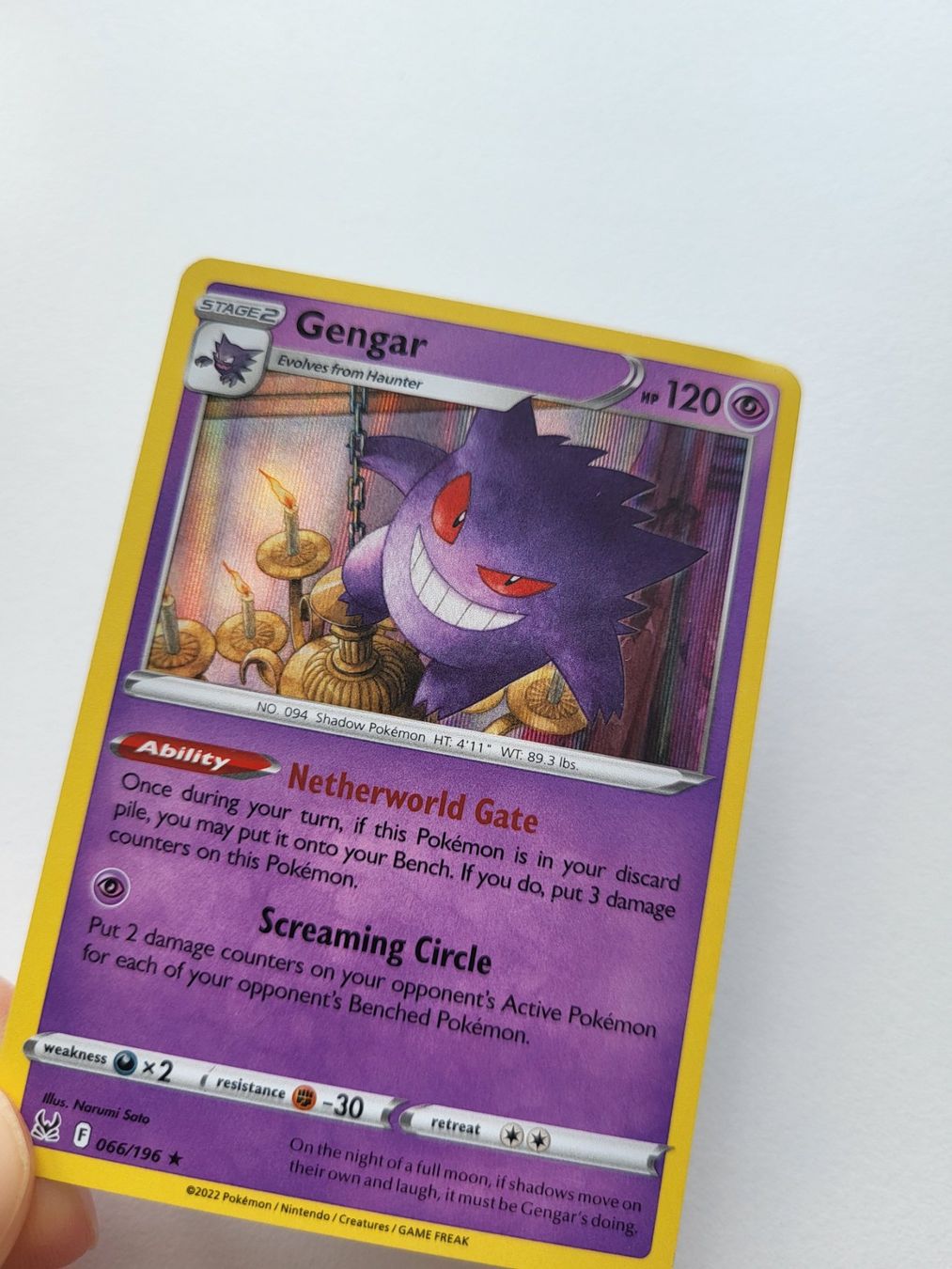 Pokémon Cartes à collectionner: Gengar (Lost Origin 066/196) – D'occasion à Erlenbach ZH par ram_mjn5 1