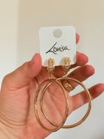 Boucles d'oreilles Lovisa créoles neuves