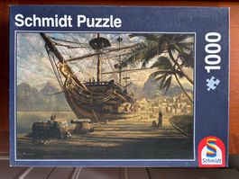 Schiff vor Anker - Schmidt Puzzle 58183 1000 Teile komplett