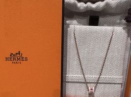 Hermès Pop H Necklace - Pink