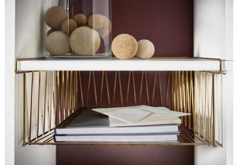 Ikea Altro per la casa: KALLAX Drahtkorb, messingfarben, 40x33 cm – Nuovo (secondo la descrizione) da St. Gallen venduto da sid_vr7x 2