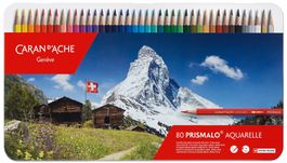 999.380 PRISMALO * Caran d'Ache * 80 Farbstifte Metall-Etui