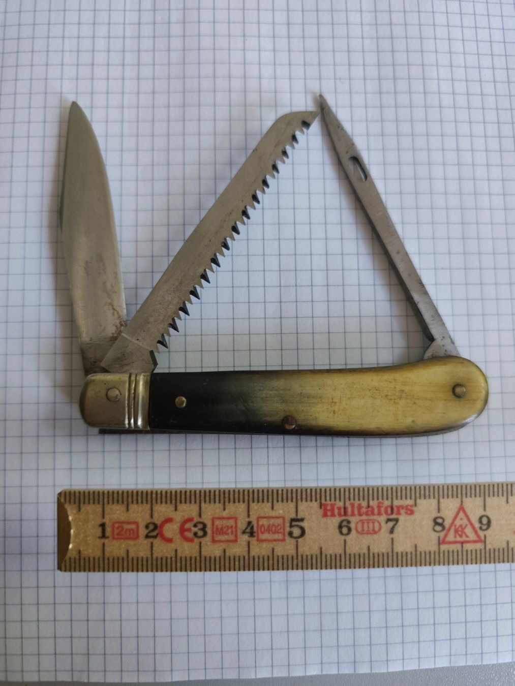 Victorinox Coltelli tascabile: Sackmesser Victorinox Horn – Usato da Goldswil b. Interlaken venduto da troedlermarkt-goldsw 1