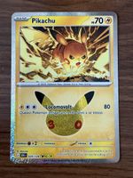 Carta Pokémon Pikachu 02/30 olografica
