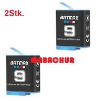 2x AKKU FÜR GOPRO HERO 9 10 11 / 1780mAh Hero 9 Hero 10 + 11