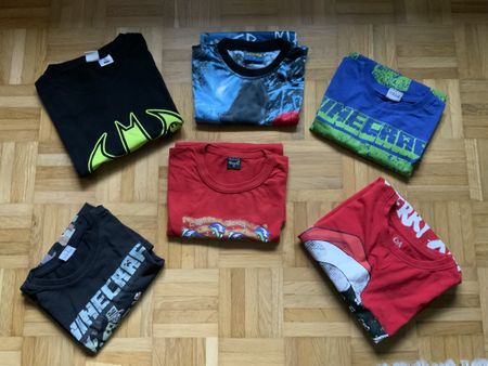 T-Shirts x6 für Jungen (inkl.  1 pijama Hose)