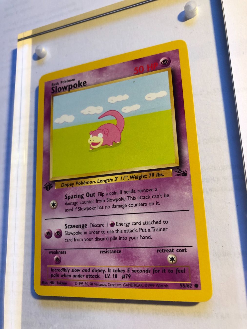 Carte collezionabili: Slowpoke 1st Fossil - MINT - ab 1.- – Usato da Giubiasco venduto da dan_pr8b 2