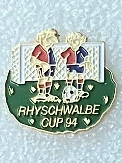 FC Basel Placchette & Badge: FC BASEL 1893 - PIN RHYSCHWALBE CUP 94 – Usato da Basel venduto da lagavulin02