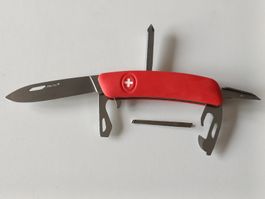 Couteau Suisse Swiza Rouge,outil multifonction, Comme Neuf!