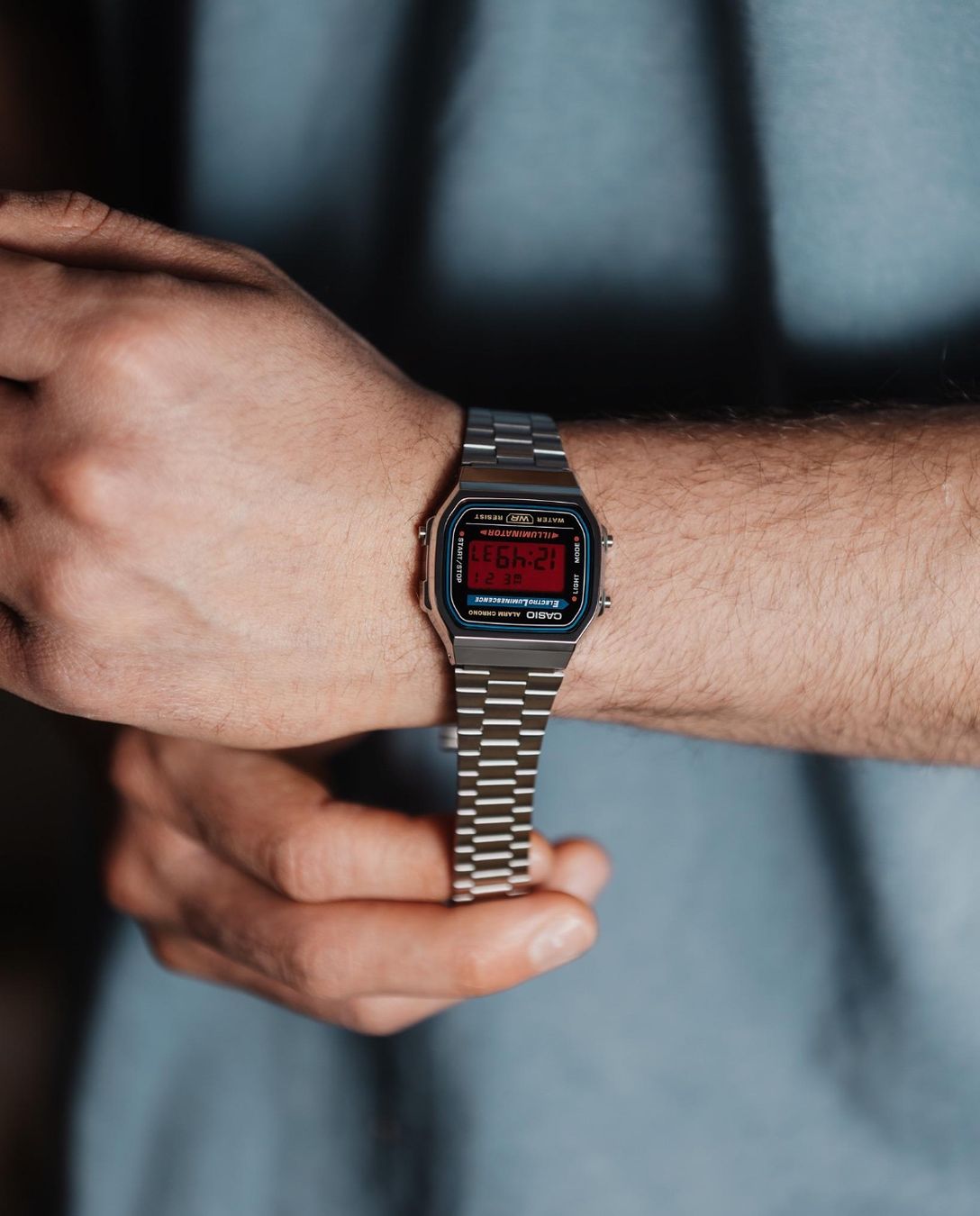 Casio Uhren: Casio Red Custom Mod | Custom Digital Watch – Neu und originalverpackt aus Luzern von Vi-Print 4