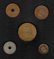 Schöne Niederländische Indie-Münzen 1913 - 1945