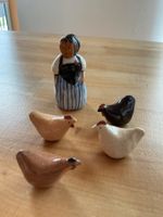Figuren Frau mit Hühner