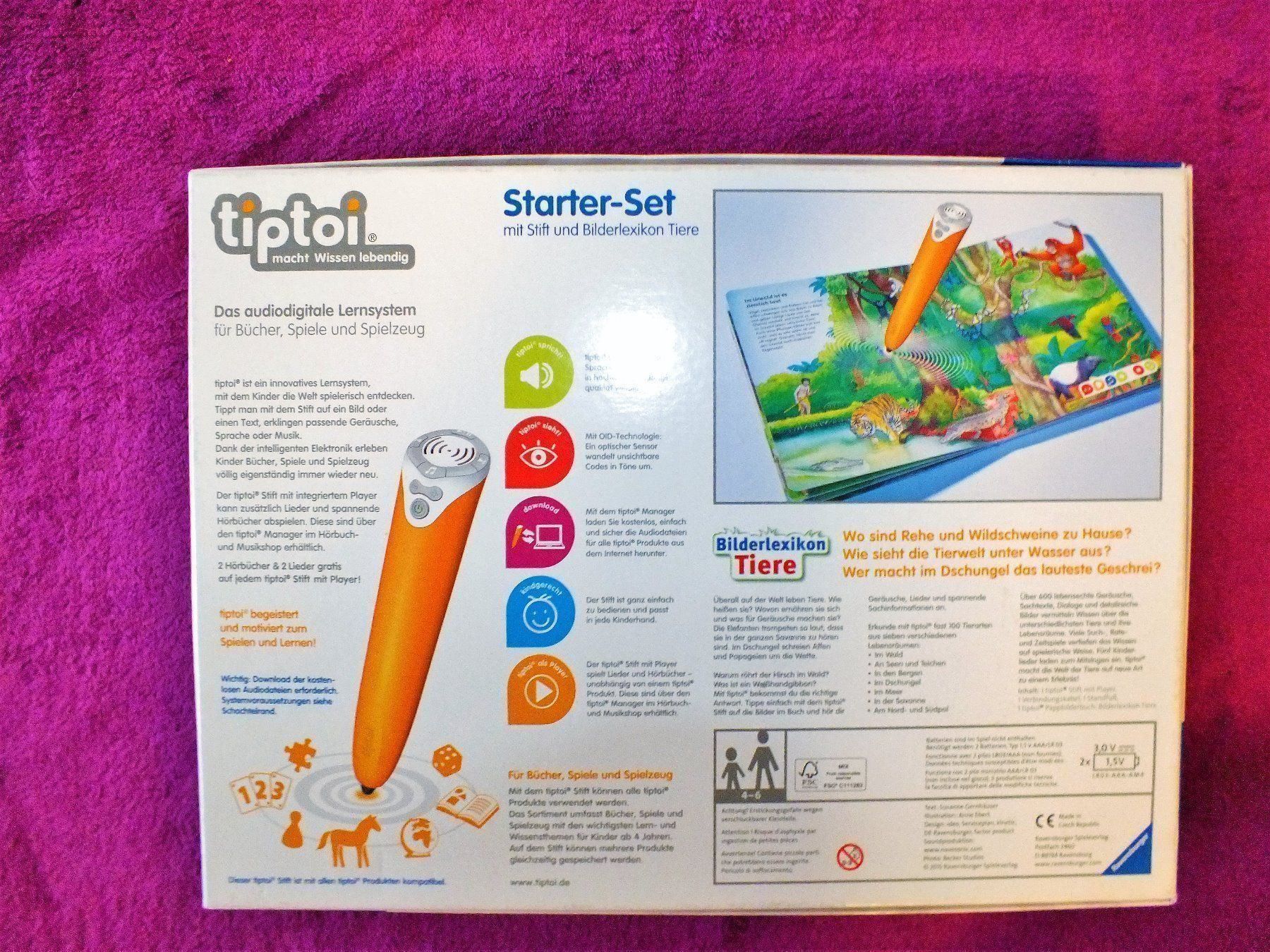 Ravensburger Giochi: tiptoi Starterset -Stift & Bilderlexikon – Usato da Müllheim Dorf venduto da Seeeule01 9