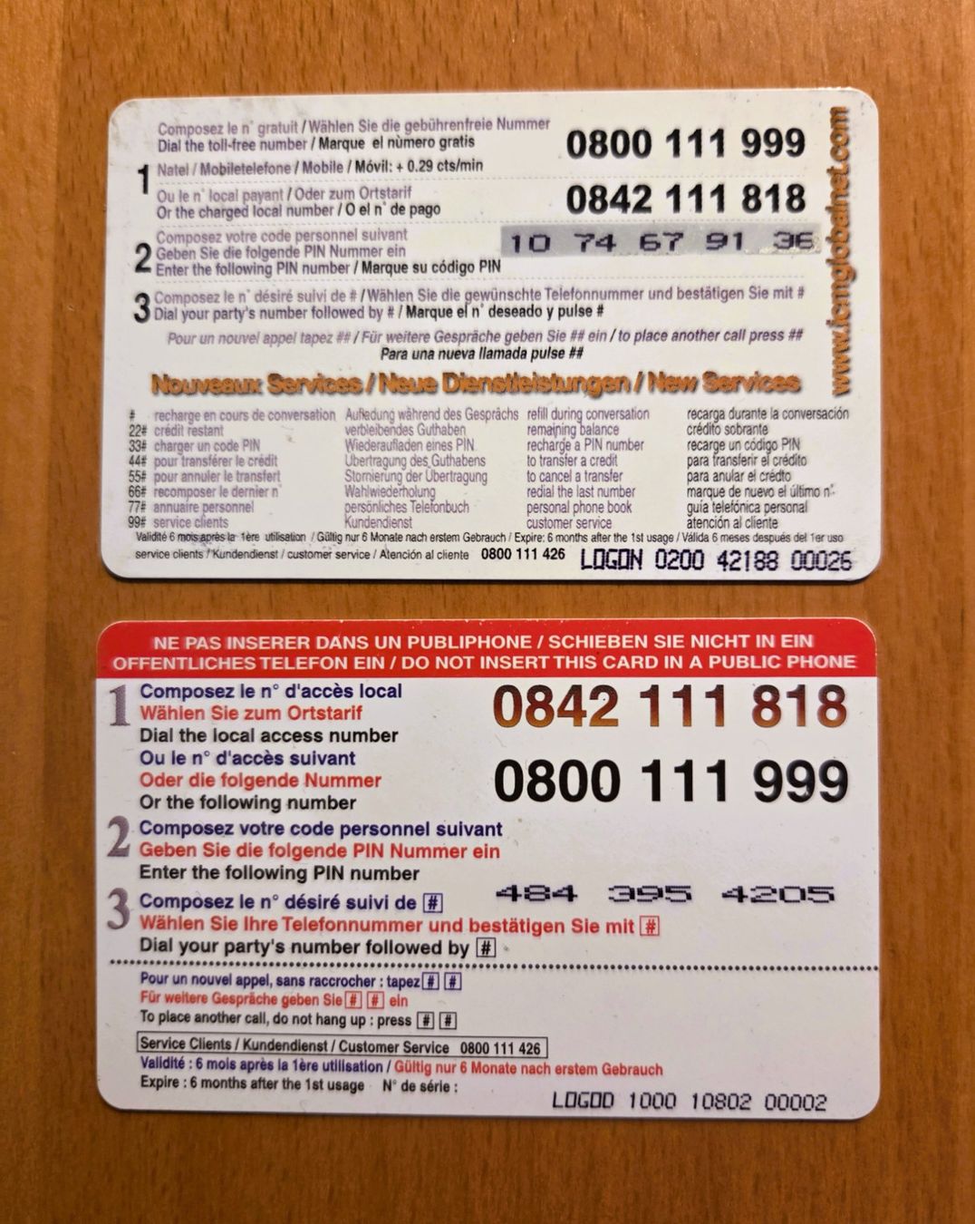 Schede telefoniche: DIVERSE - PREPAID - SCHWEIZ – Usato da Brüttisellen venduto da Nighttrain 1