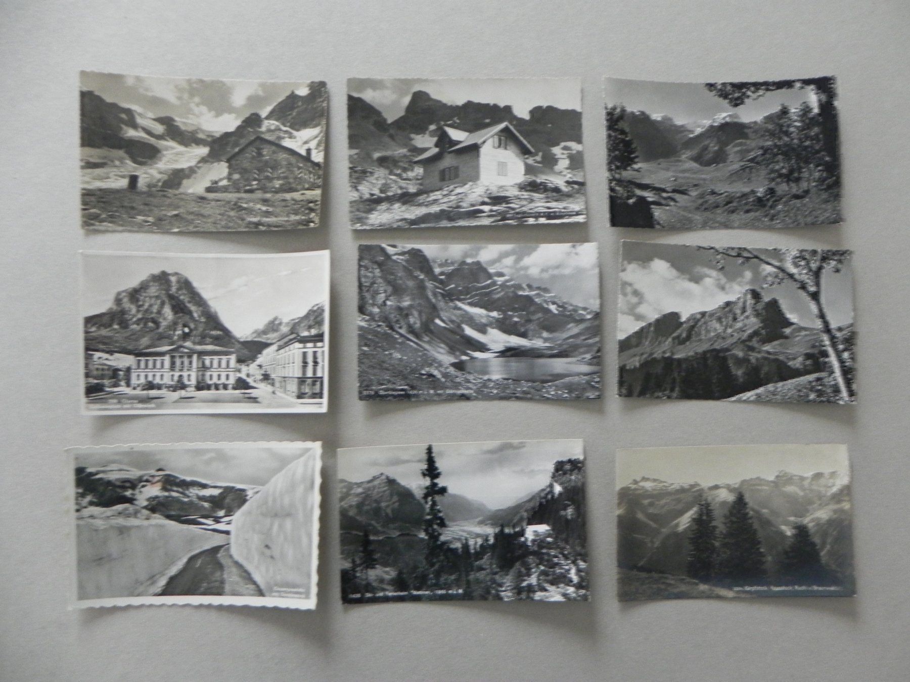 Ansichtskarten: 9 Ansichtskarten Kanton Glarus ab 1930 – Gebraucht aus Siebnen von krimsie