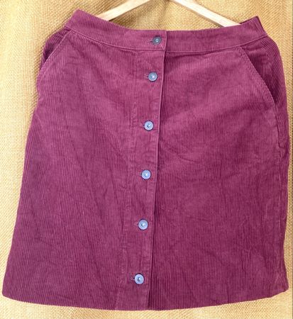 Jupe style vintage Uniqlo velours
