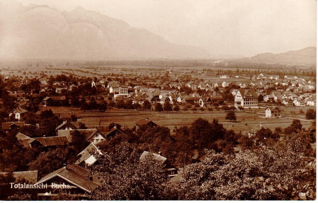 Cartoline postali: Buchs 1923 – Usato da Wolhusen venduto da Curver9