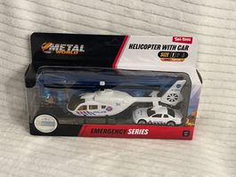 Metal World Spielzeug Helikopter mit Auto, Neu, OVP!