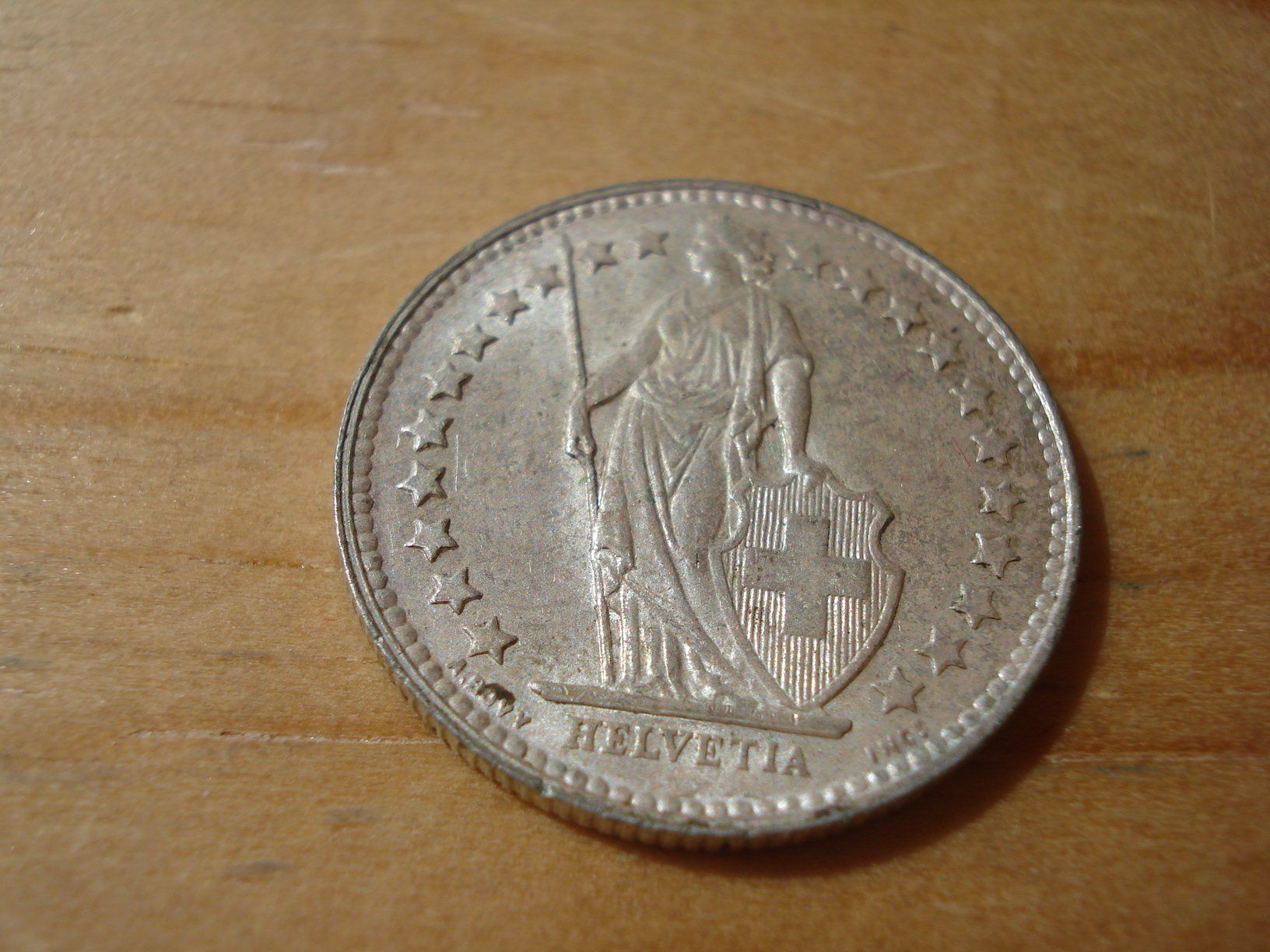 Tutti le monete: (D2) 1/2 Franken 1953 VZ – Usato da Erlach venduto da Net-Coins 1