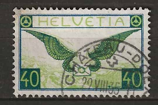 Tutti i francobolli: PA015 - Pro Aero F15 obl. – Usato da Trélex venduto da Phil_Albert