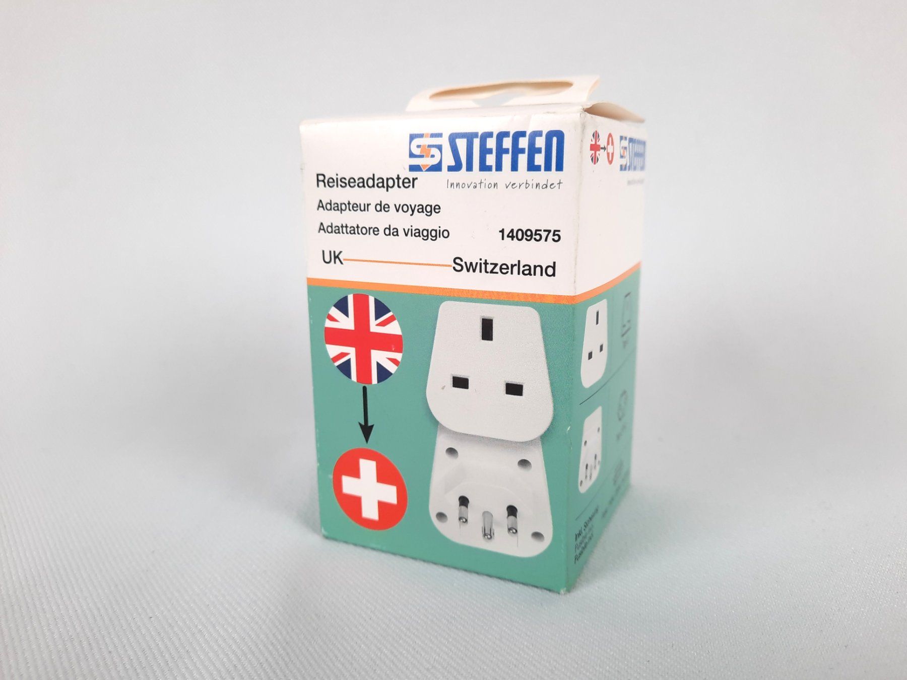Laufwerke & Adapter: STEFFEN Reiseadapter UK / CH – Neu (gemäss Beschreibung) aus Beinwil am See von Restwert_Beinwil 3