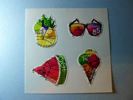 2021 1822-1825 Sondermarken Sommer ET Vollstempel