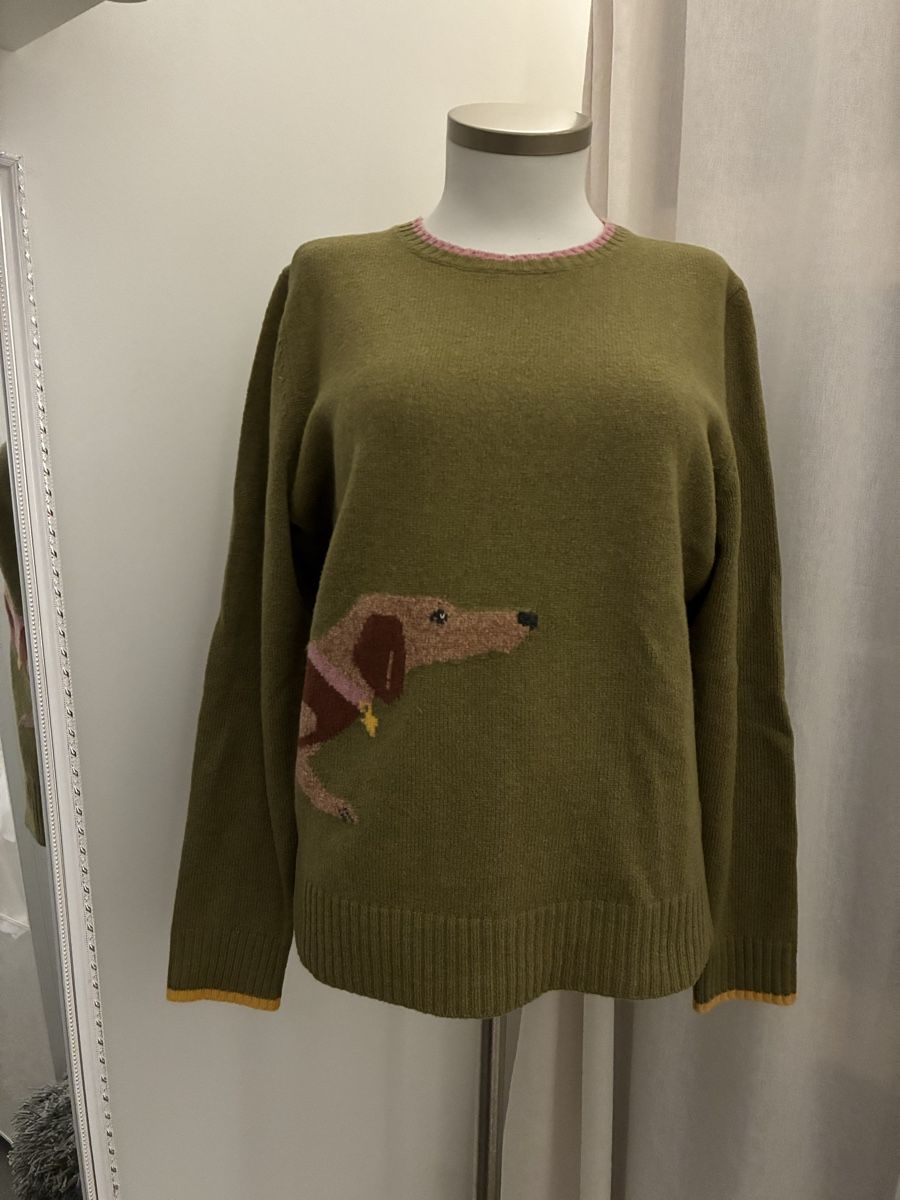 Pulls & Sweat-shirts: Warmer Damen Pullover mit Dackel Motiv, Grösse 44 – Neuf avec emballage d'origine à Bäretswil par Viechel