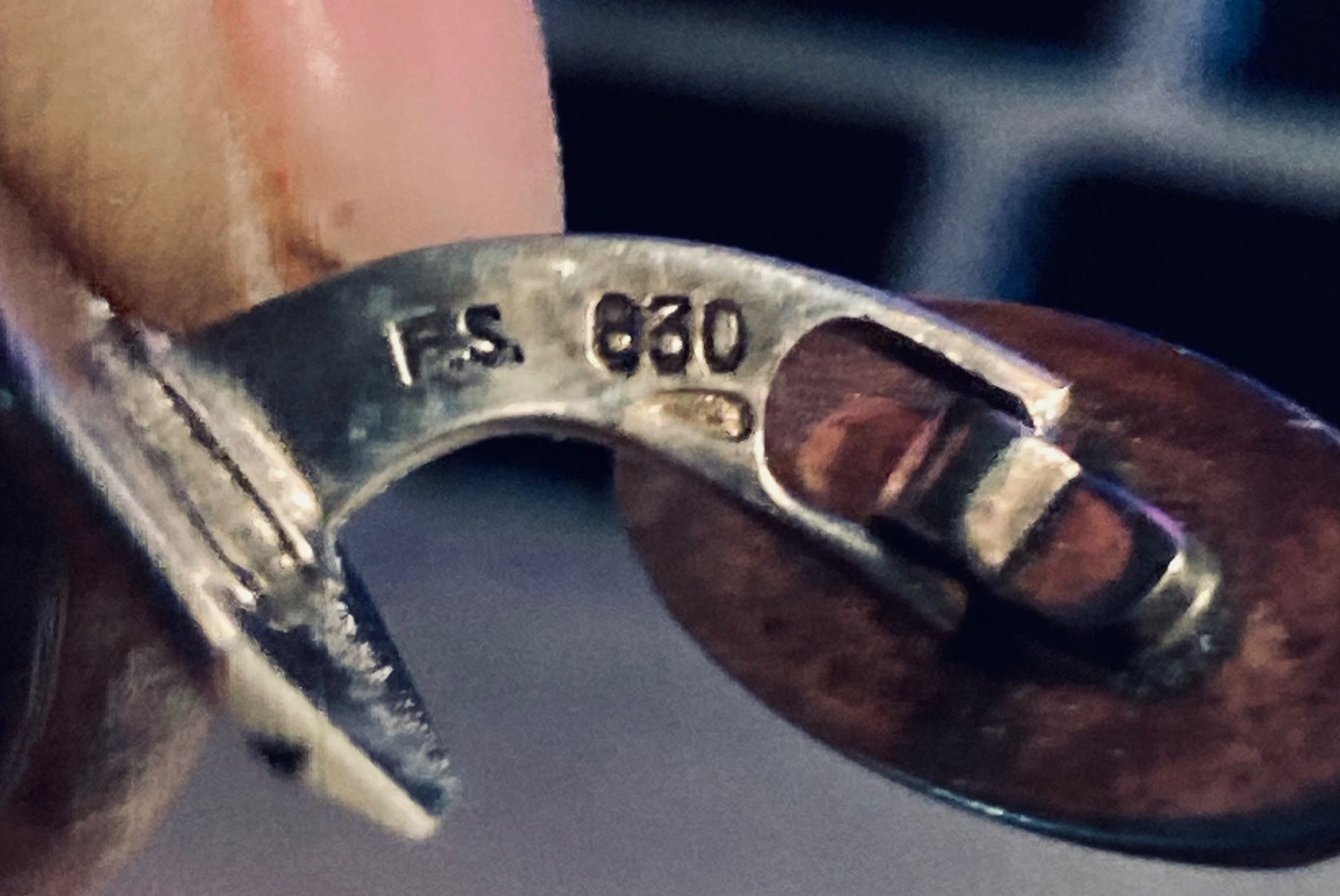 Gemelli: Manschettenknöpfe Silber 830 vergoldet – Usato da Heimenschwand venduto da Beuggerts 3