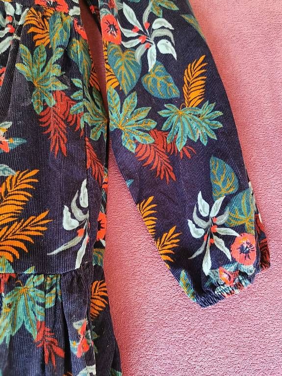 Kleider & Röcke: Buntes Cord Kleid gr 128 – Gebraucht aus Riehen von LaurJer 3
