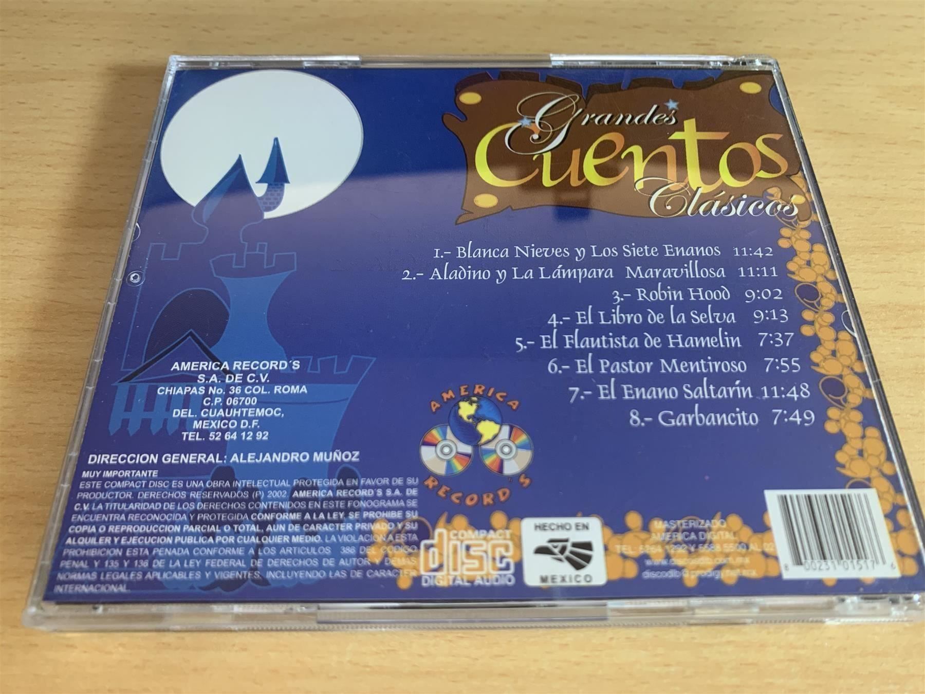 CD: 8 Grandes Cuentos Clasicos Vol. 1 – Usato da Rikon im Tösstal venduto da Alpenmutz 1