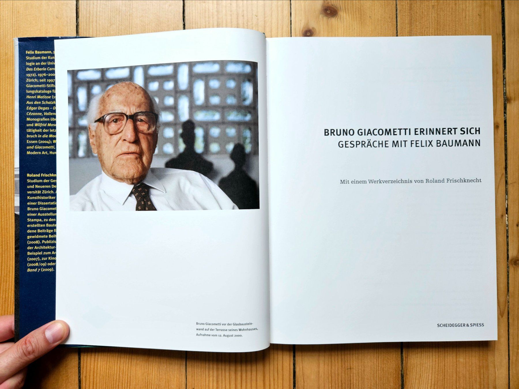 Libri: Bruno Giacometti - Erinnert Sich – Usato da Genève venduto da Januacoeli 1