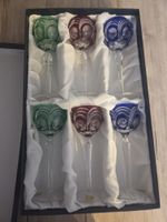 Lot de 6 verres en cristal taillé. Les Grands Ducs"