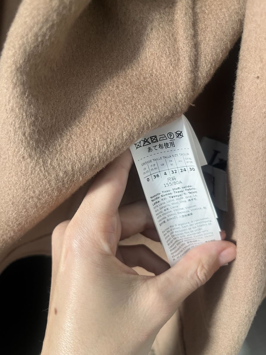 Max Mara Cappotti: Intrend camel wool blend jacket with removable teddy collar – Nuovo (secondo la descrizione) da Lugano venduto da gil_2xvg 5