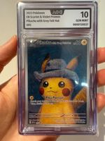 Pikachu Van Gogh Grey Felt Hat 085 AOG 10 + Zusatzkarte