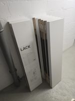 8 Stk. Ikea Lack Tablare weiss