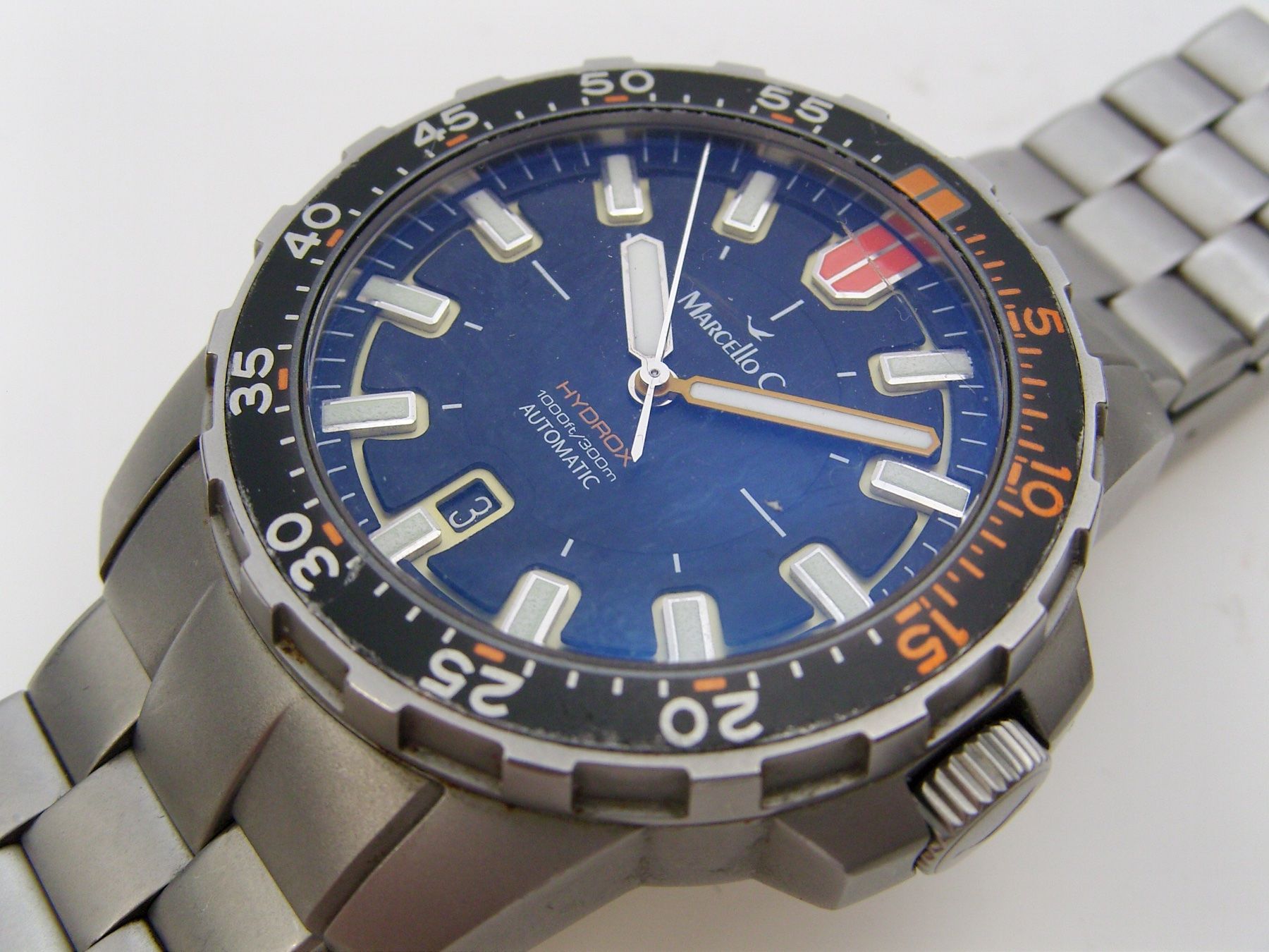 Orologi: Marcello C. Hydrox Automatik Taucheruhr mit original Box – Usato da Mels venduto da niezie2002