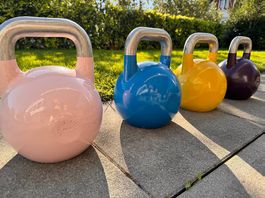 Gorilla Sports Competition Kettlebell Set 8/12/16/20 kg
