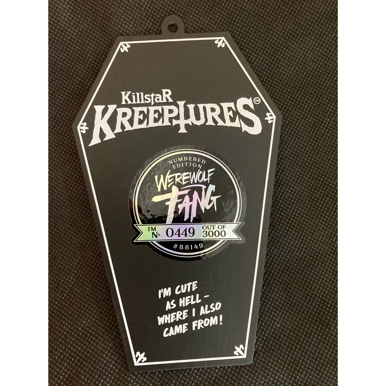 Killstar Giocattoli: Killstar Kreeptures Werewolf Nummer 449 / 3000 – Usato da Abtwil AG venduto da Gremlin_gizmo 3