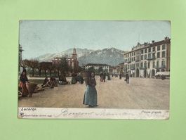 Locarno - Piazza grande - vor 1904